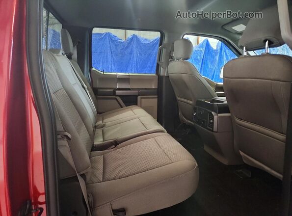1FTEW1EP9KKF00181 2019 FORD F150 Maroon Հետևի նստատեղերի տեսք