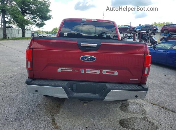 1FTEW1EP9KKF00181 2019 FORD F150 Maroon Հետևի տեսք