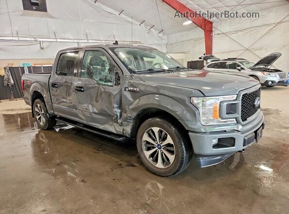 1FTEW1EP9LFB83299 2020 FORD F150 Серый Передняя правая четверть