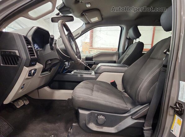 1FTEW1EP9LFB83299 2020 FORD F150 Серый Вид салона спереди
