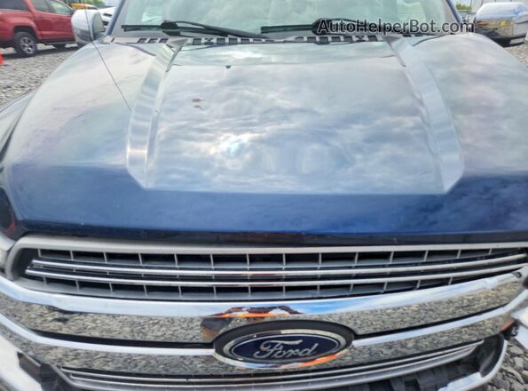 1FTEW1EP9LFB89099 2020 FORD F150 Blue უკანა სალონის ხედი