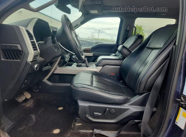 1FTEW1EP9LFB89099 2020 FORD F150 Blue წინა სალონის ხედი