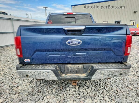 1FTEW1EP9LFB89099 2020 FORD F150 Blue უკანა ხედი