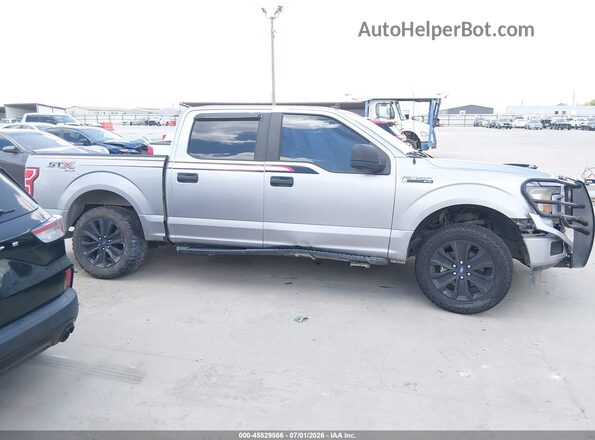 1FTEW1EP9LFC10310 2020 FORD F150 Silver Вид задньої частини салону