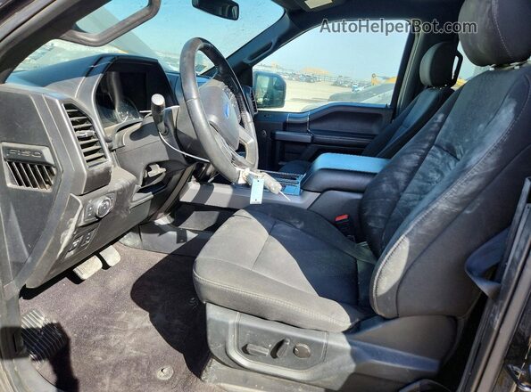 1FTEW1EP9LKF39631 2020 FORD F150 Black Вид салону спереду