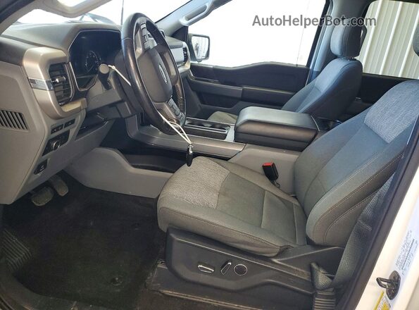 1FTEW1EP9MFC42787 2021 FORD F150 White წინა სალონის ხედი