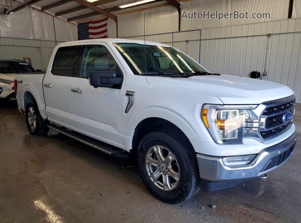 1FTEW1EP9MFC42787 2021 FORD F150 White წინა მარჯვენა