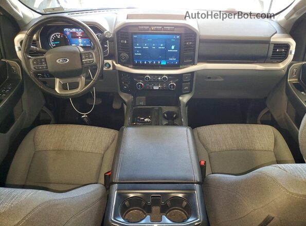 1FTEW1EP9MFC42787 2021 FORD F150 White წინა პანელის ხედი