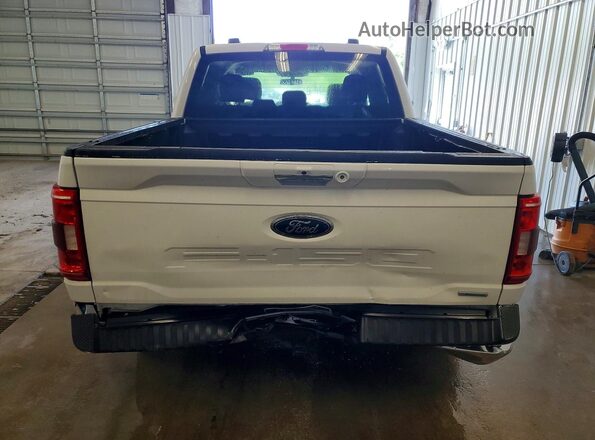 1FTEW1EP9MFC42787 2021 FORD F150 White უკანა ხედი