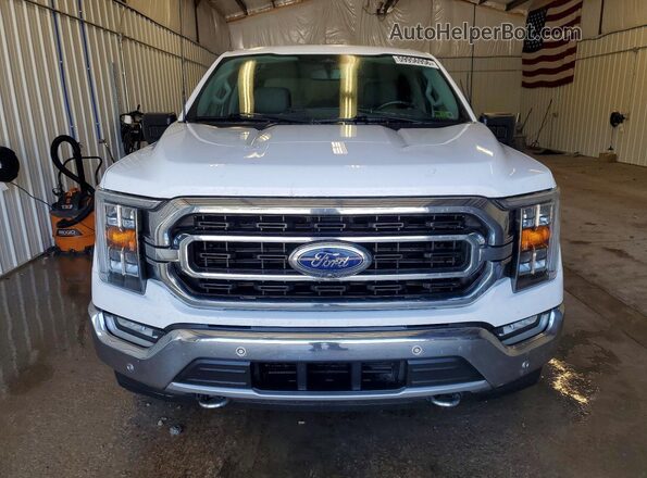 1FTEW1EP9MFC42787 2021 FORD F150 White წინა ხედი