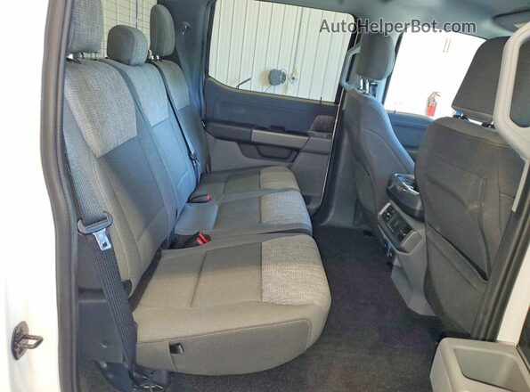 1FTEW1EP9MFC42787 2021 FORD F150 White უკანა სავარძლების ხედი
