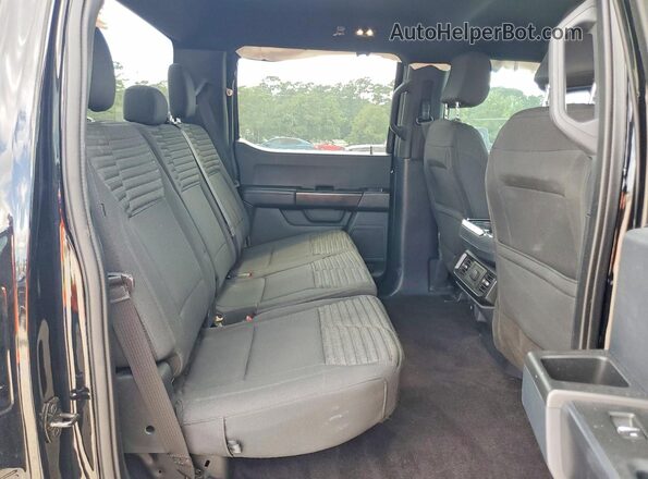1FTEW1EP9NFA92715 2022 FORD F150 Черный Вид задних сидений