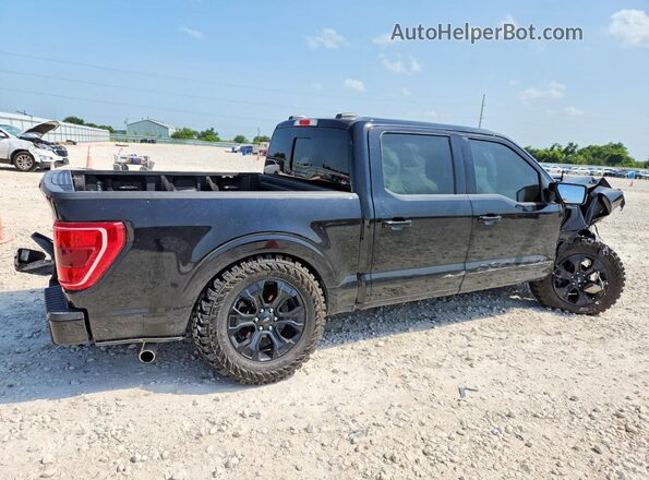 1FTEW1EP9NFB45235 2022 FORD F150 Black Rear right