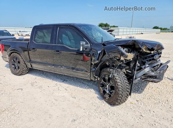 1FTEW1EP9NFB45235 2022 FORD F150 Black Front right