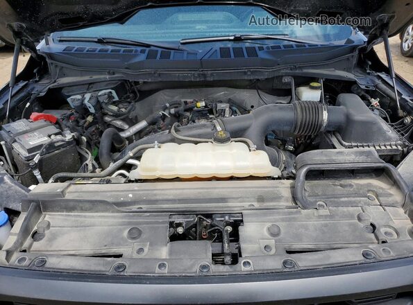 1FTEW1EP9NKD94089 2022 FORD F150 Black Widok wnętrza z tyłu