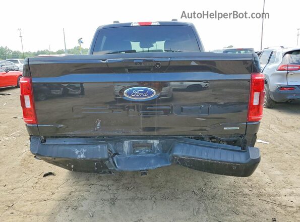 1FTEW1EP9NKD94089 2022 FORD F150 Black Widok z tyłu