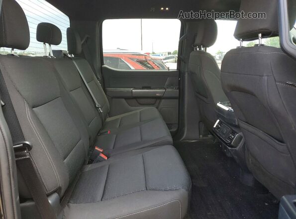 1FTEW1EP9NKD94089 2022 FORD F150 Black Widok tylnych siedzeń