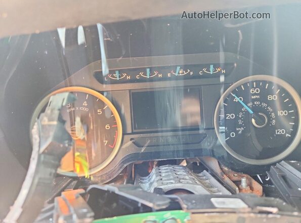 1FTEW1EPXGKE00386 2016 FORD F150 Gray Instrument cluster view