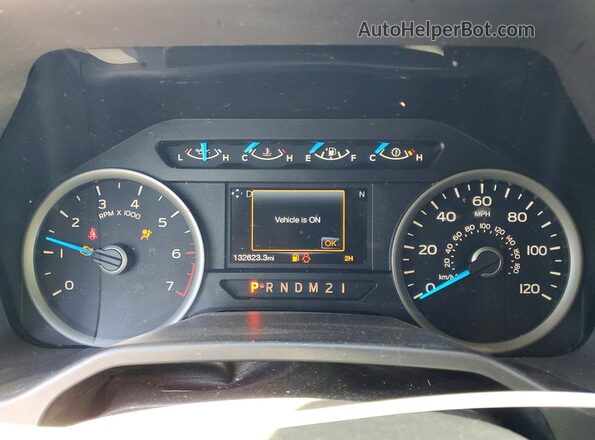 1FTEW1EPXHFA84174 2017 FORD F150 Серый Вид щитка приборов