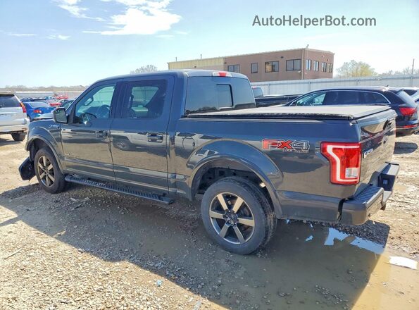 1FTEW1EPXHFA84174 2017 FORD F150 Серый Задняя левая четверть