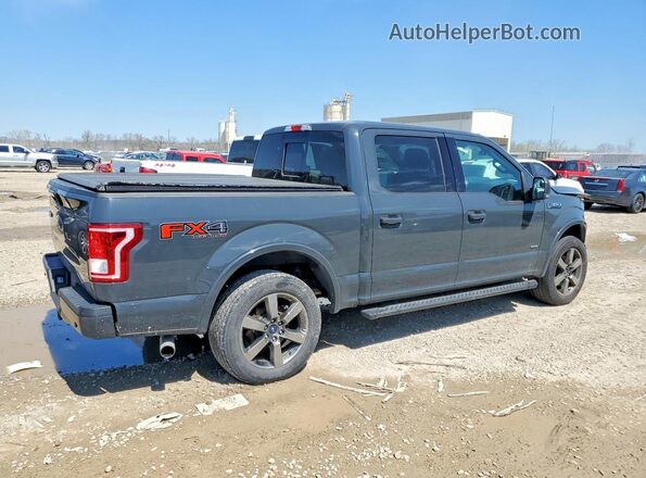 1FTEW1EPXHFA84174 2017 FORD F150 Серый Задняя правая четверть