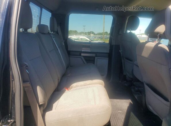 1FTEW1EPXJFA22439 2018 FORD F150 Black Вид задніх сидінь