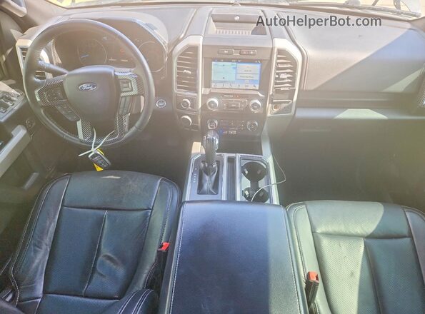1FTEW1EPXJFD35751 2018 FORD F150 Серый Вид панели приборов