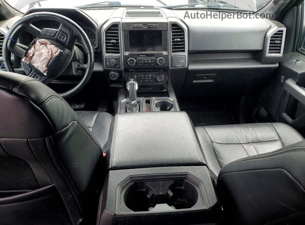 1FTEW1EPXJFE55856 2018 FORD F150 Burgundy Вид панелі приладів