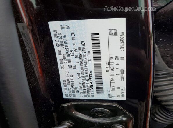 1FTEW1EPXJFE55856 2018 FORD F150 Burgundy Вид підкапотного простору