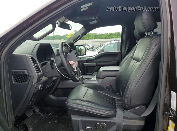 1FTEW1EPXJFE55856 2018 FORD F150 Burgundy Вид салону спереду
