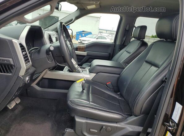 1FTEW1EPXLKF01468 2020 FORD F150 Maroon Vista interior delantera