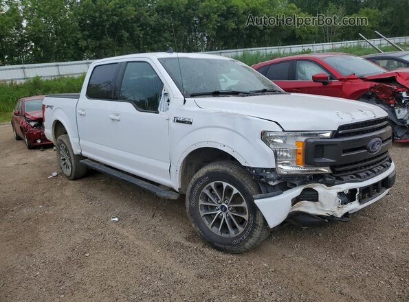 1FTEW1EPXLKF36009 2020 FORD F150 White Delantero derecho
