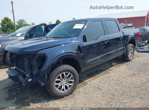 1FTEW1EPXMFB02635 2021 FORD F150 Blue წინა მარცხენა ხედი სამი მეოთხედიდან