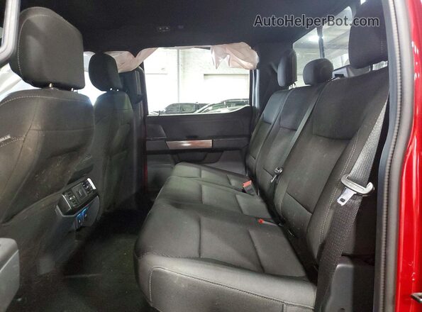 1FTEW1EPXMKD46437 2021 FORD F150 Red Widok tylnych siedzeń