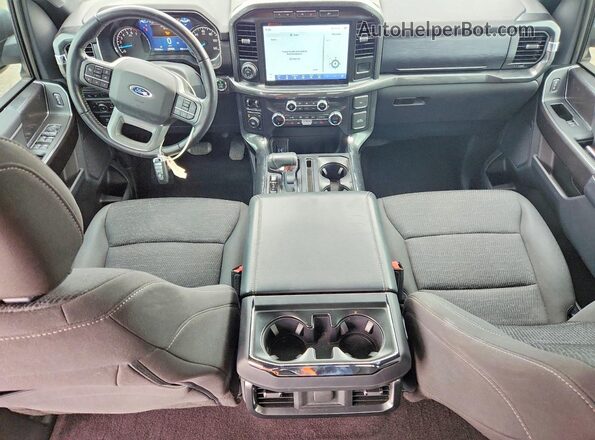 1FTEW1EPXMKE49759 2021 FORD F150 Gray Vista del salpicadero