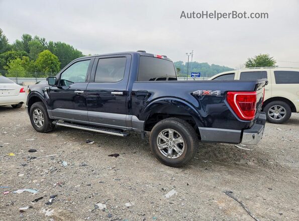 1FTEW1EPXNFA08076 2022 FORD F150 Black Задня ліва чверть
