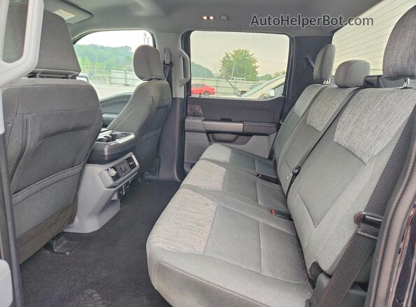1FTEW1EPXNFA08076 2022 FORD F150 Black Вид задніх сидінь