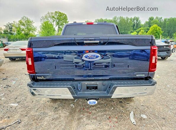 1FTEW1EPXNFA08076 2022 FORD F150 Black Вид ззаду