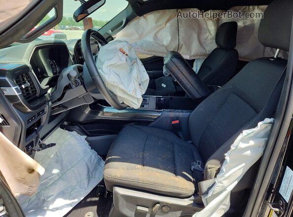 1FTEW1EPXPFA80768 2023 FORD F150 Black Front interior view
