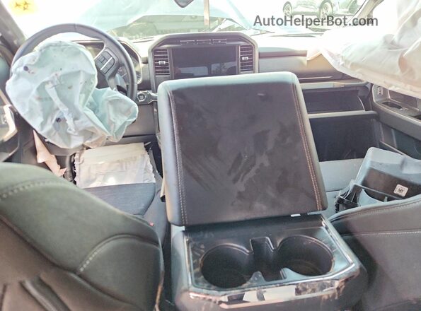 1FTEW1EPXPFA80768 2023 FORD F150 Black Dashboard view