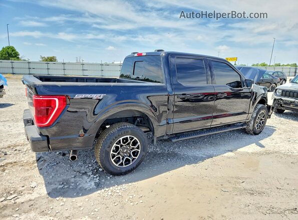 1FTEW1EPXPFA80768 2023 FORD F150 Black Rear right