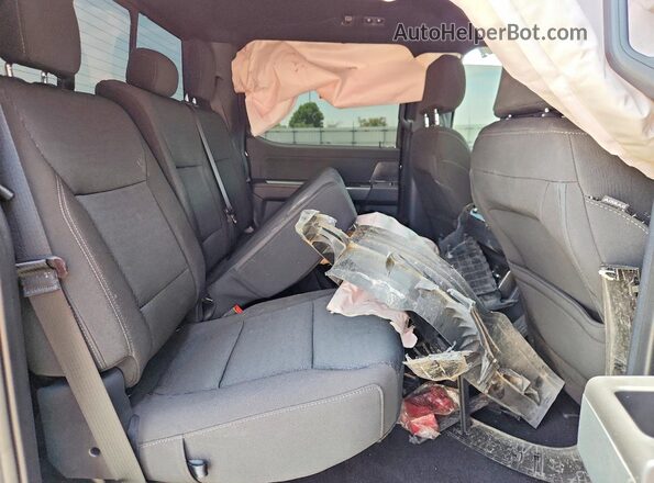 1FTEW1EPXPFA80768 2023 FORD F150 Black Rear seats view