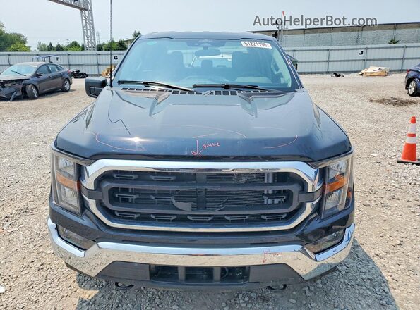 1FTEW1EPXPFB85861 2023 FORD F150 Black Front view