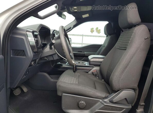 1FTEW1EPXPFB86802 2023 FORD F150 Gray Вид салону спереду