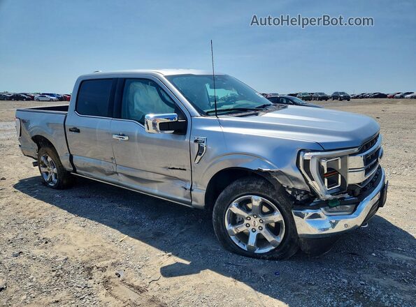 1FTEW1EPXPFC07468 2023 FORD F150 Silver Передня права чверть