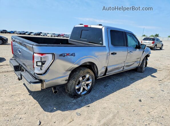 1FTEW1EPXPFC07468 2023 FORD F150 Silver Задня права чверть