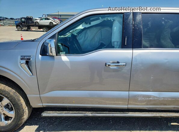 1FTEW1EPXPFC07468 2023 FORD F150 Silver Вид салону спереду