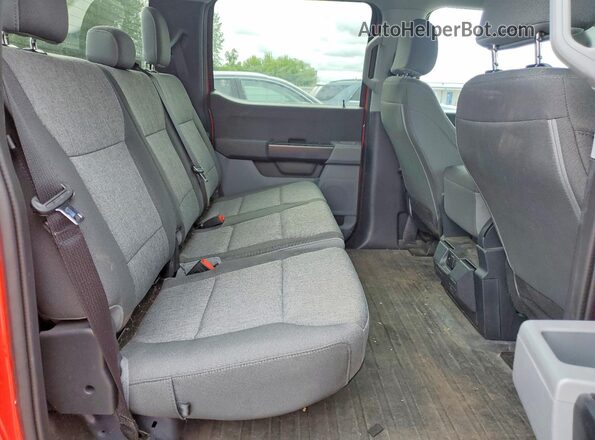 1FTEW1LP9RKD20681 2024 FORD F150 Red Rear seats view