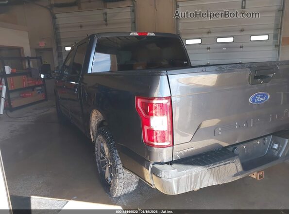 1FTEW1P49LKE82303 2020 FORD F-150 POLICE RESPONDER Gray Հետևի ձախ
