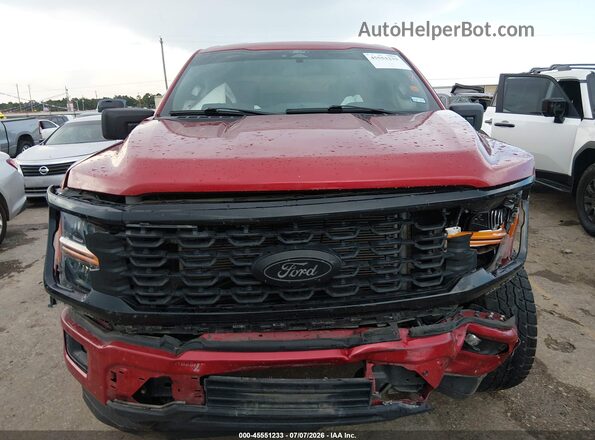 1FTEW2K57RKE83240 2024 FORD F150 Red Vista interior trasera